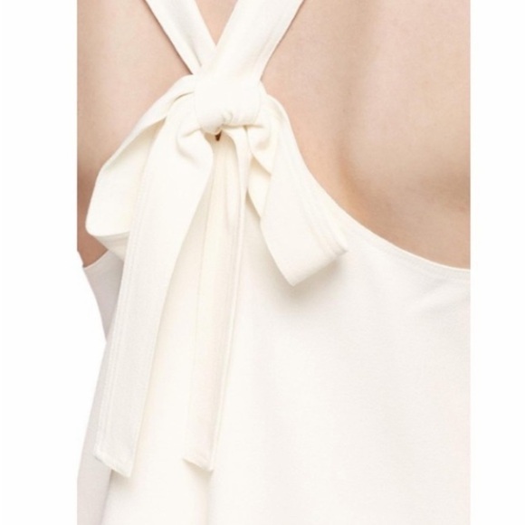 New With Tags Theory Rosina Crepe Bintilra Top. Balletcore Sz Medium - Picture 5 of 7